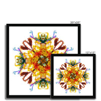 Ancient Wisdom Mandala Budget Framed Poster