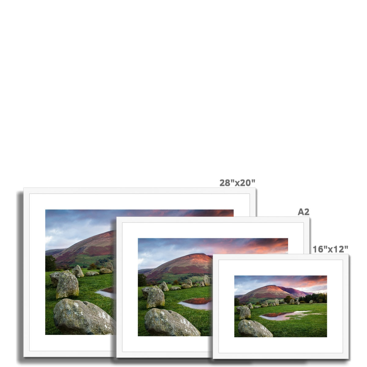 Castlerigg Reflections Framed & Mounted Print