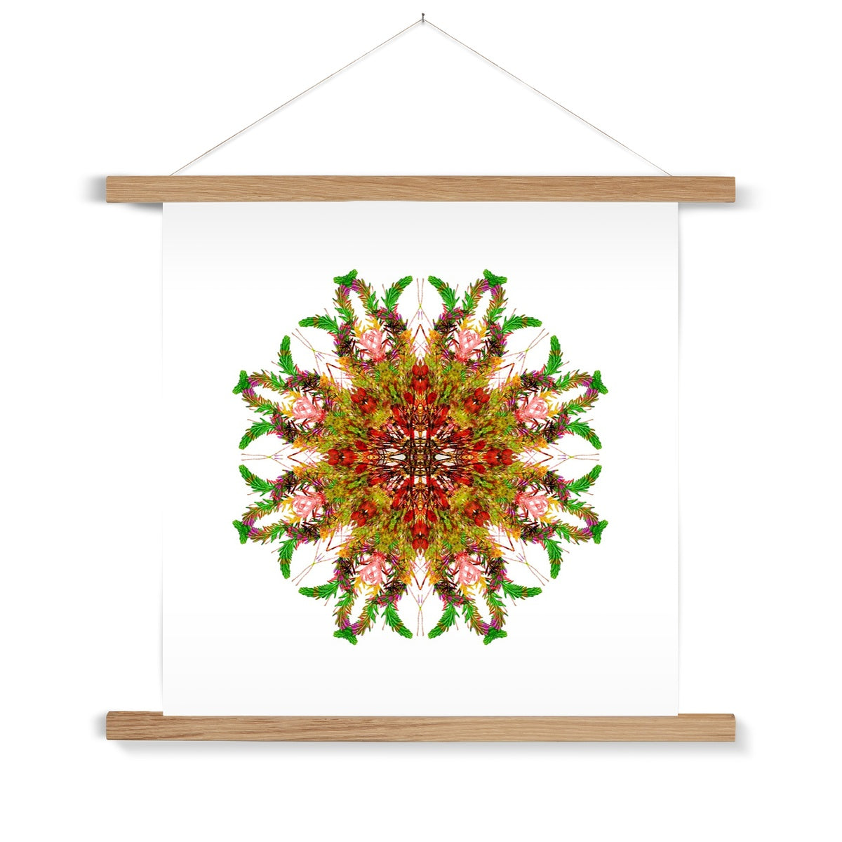 Bounty Mandala Fine Art Print with Hanger