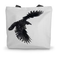 Raven 1 Canvas Tote Bag