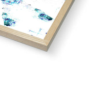 Water Elemental Mandala Budget Framed Poster