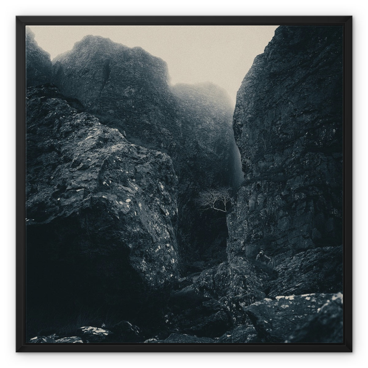 Devil's Kitchen Framed Canvas