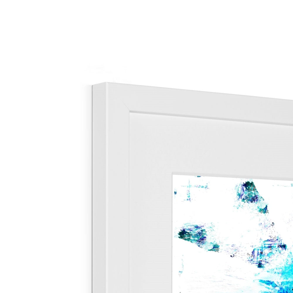Water Elemental Mandala Framed & Mounted Print