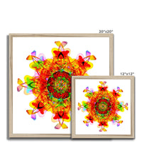 Creative Nurturing Mandala Framed Print