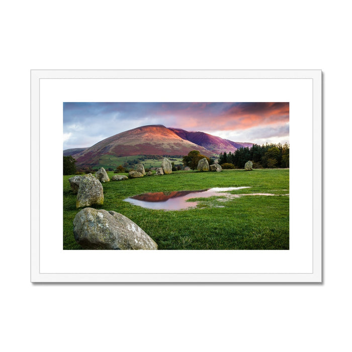 Castlerigg Reflections Framed & Mounted Print
