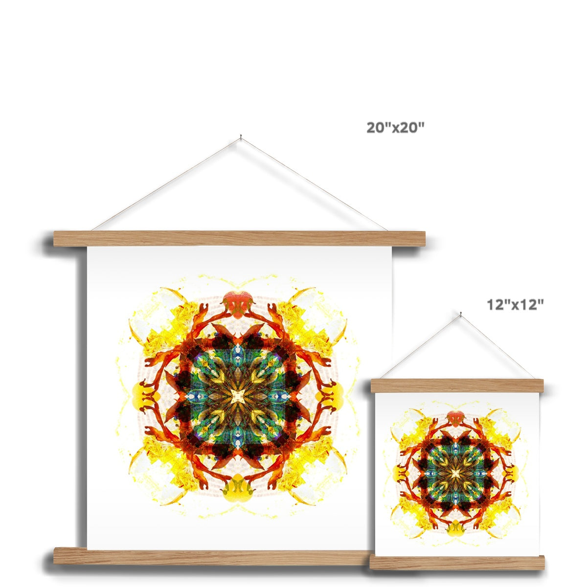 Earth Healing Fine Art Print with Hanger