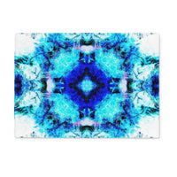 Water Elemental Mandala Glass Chopping Board