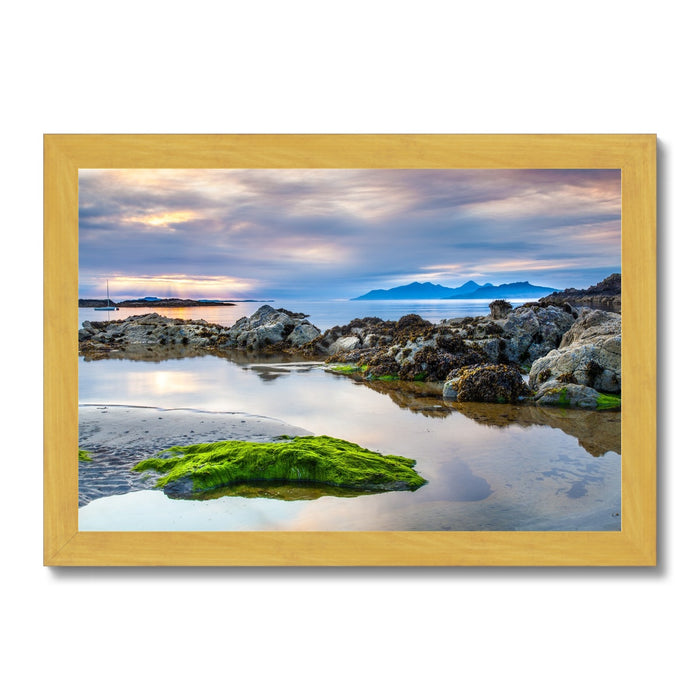 Ardnamurchan Sunset Antique Framed Print