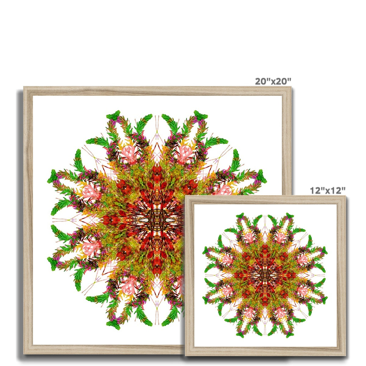 Bounty Mandala Budget Framed Poster
