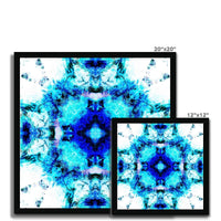 Water Elemental Mandala Framed Print