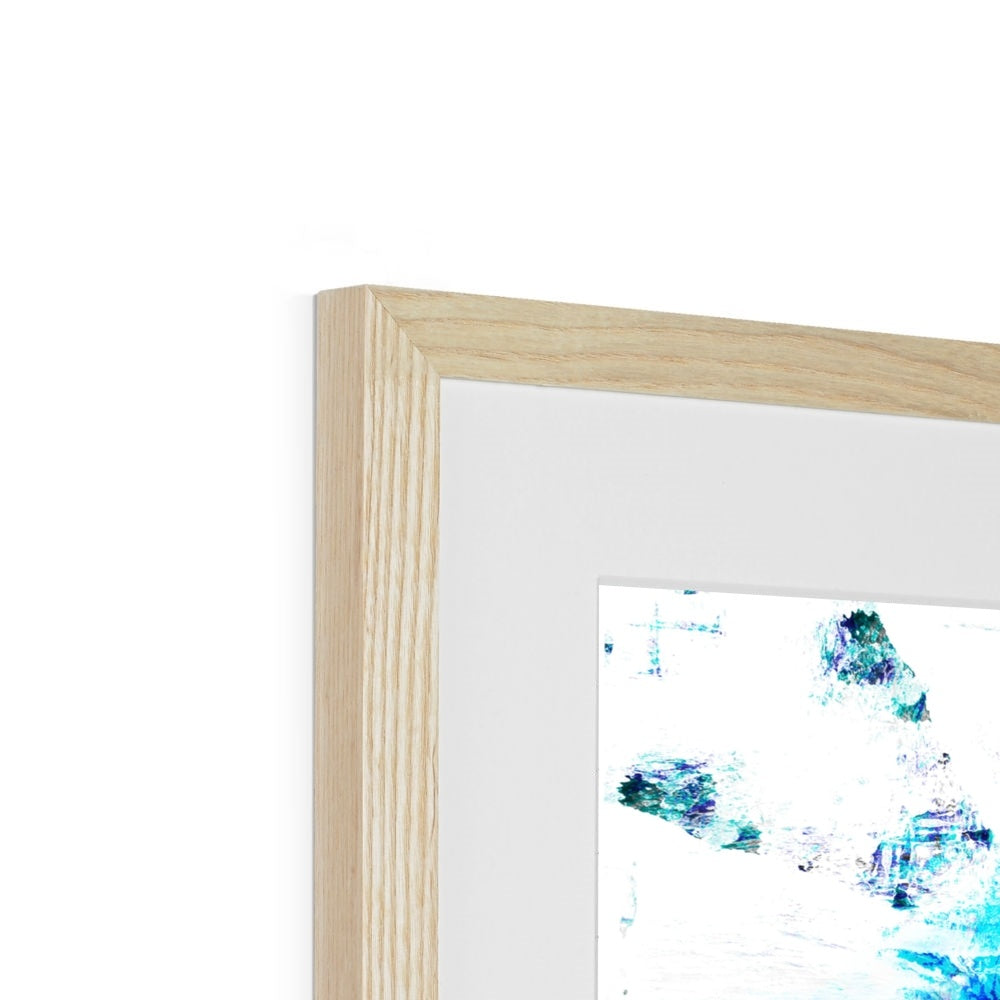 Water Elemental Mandala Framed & Mounted Print