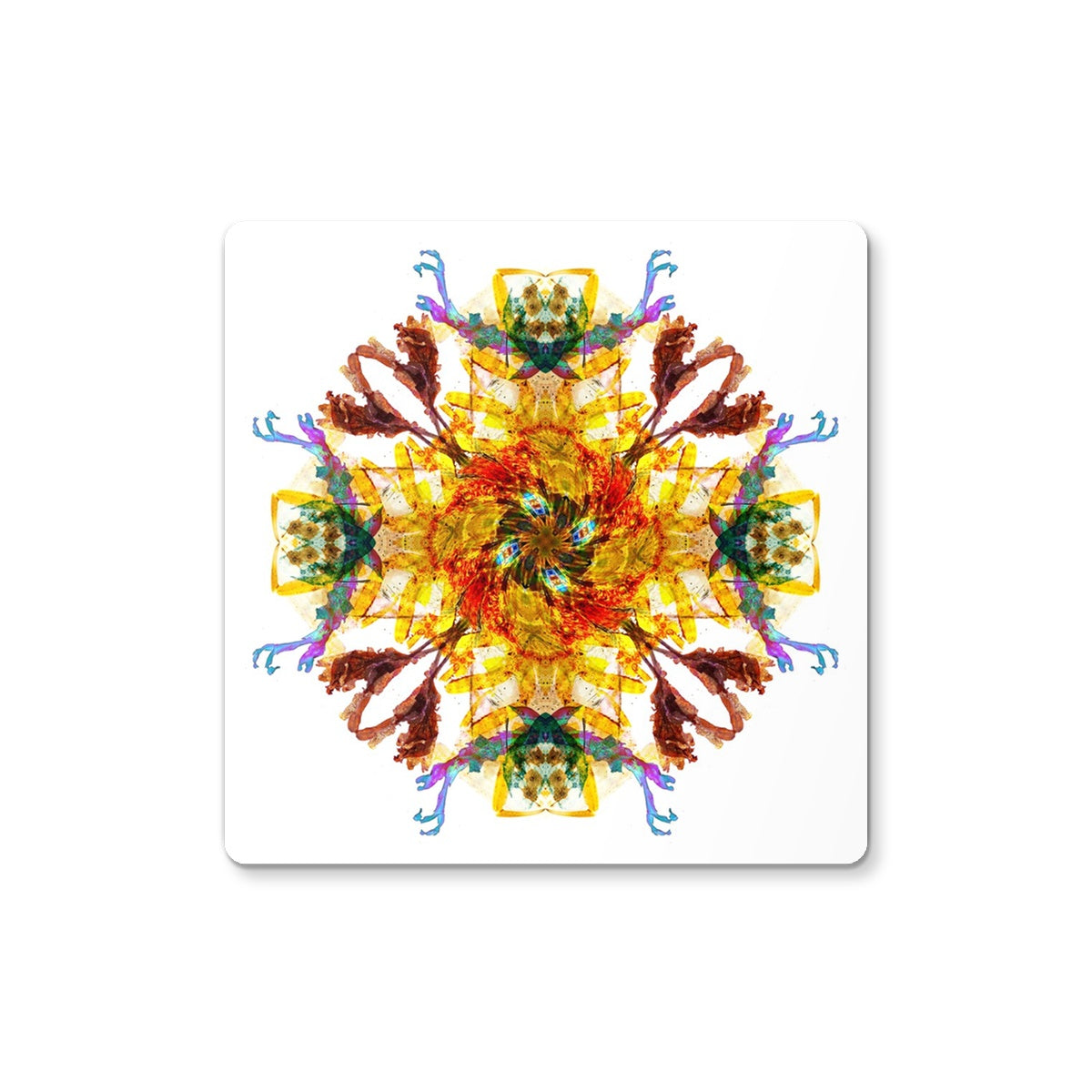 Ancient Wisdom Mandala Coaster
