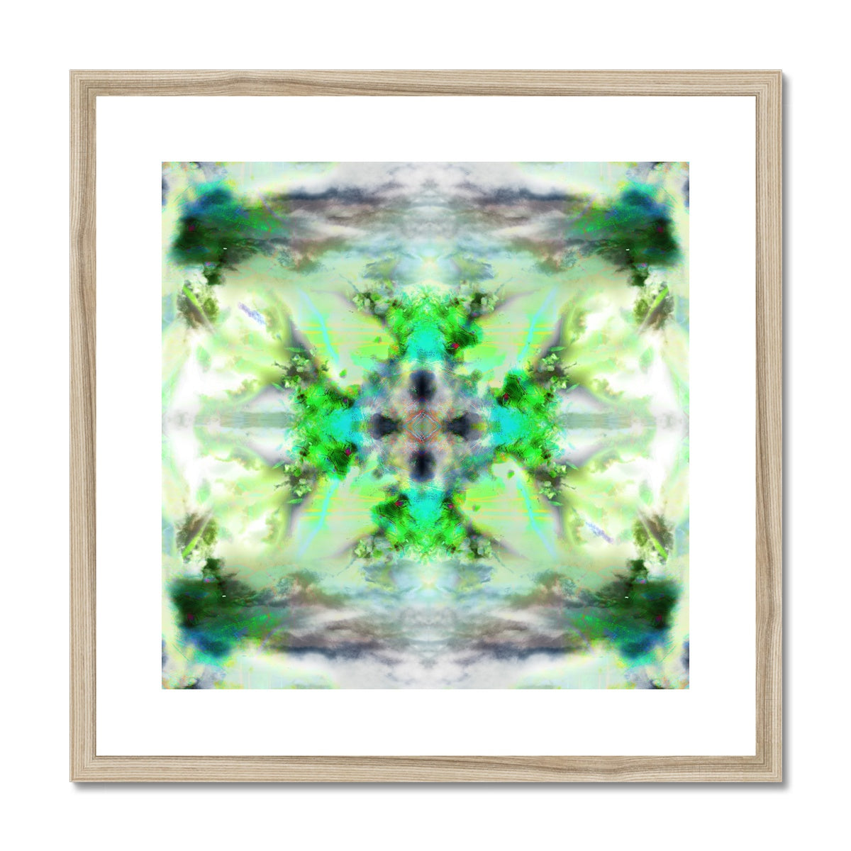 Air Elemental Mandala Framed & Mounted Print