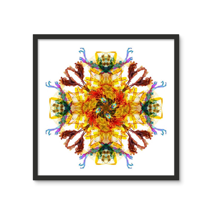 Ancient Wisdom Mandala Framed Photo Tile