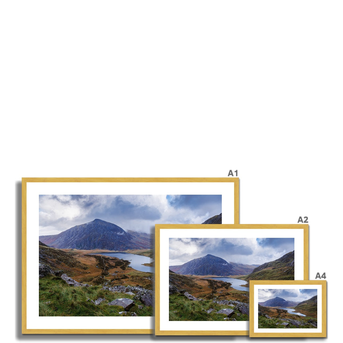 Snowdonia Antique Framed Print