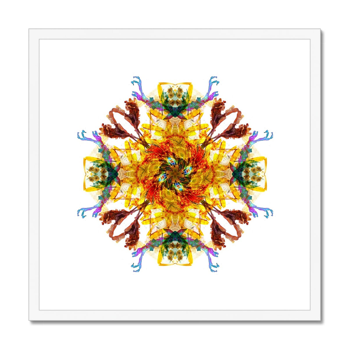 Ancient Wisdom Mandala Framed & Mounted Print