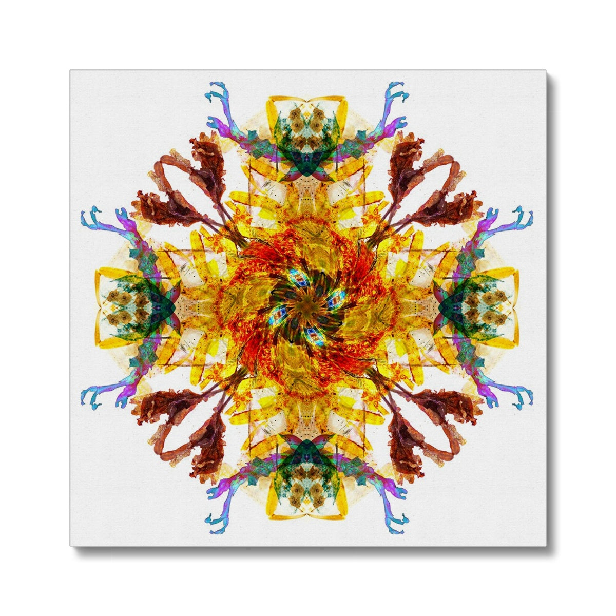 Ancient Wisdom Mandala Canvas