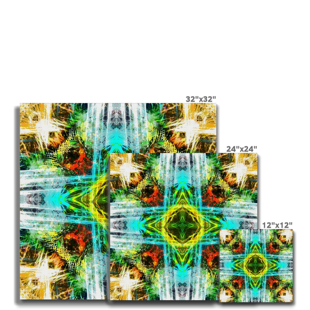 Earth Elemental Mandala Canvas