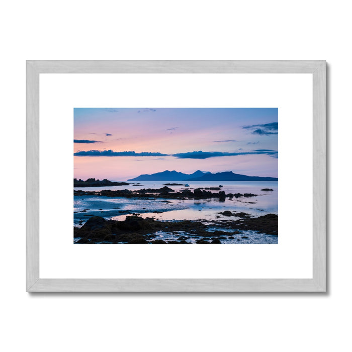 Inner Hebrides Dusk Antique Framed & Mounted Print