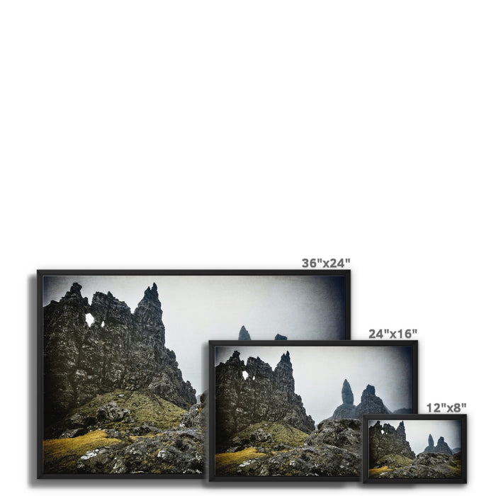 The Old Man of Storr Framed Canvas