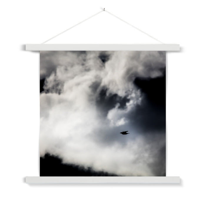 Storm Raven 1 Fine Art Print with Hanger