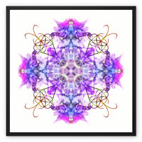 Cave Capriolique Framed Canvas