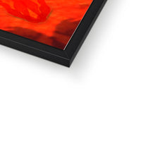 Fire Elemental Mandala Framed Print