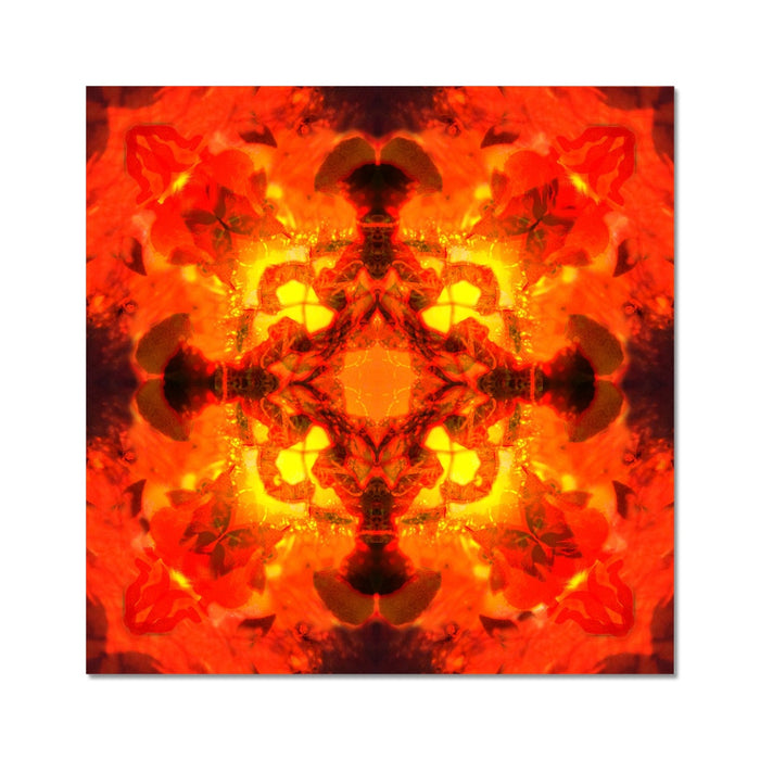 Fire Elemental Mandala Hahnemühle Photo Rag Print