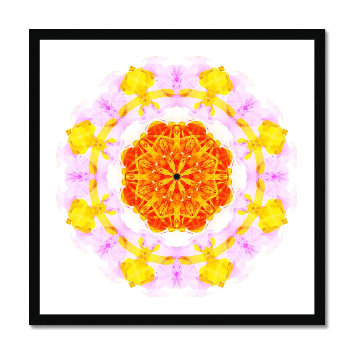 Creativity Mandala Budget Framed Poster