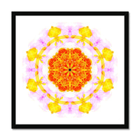 Creativity Mandala Budget Framed Poster