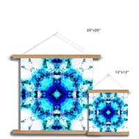 Water Elemental Mandala Fine Art Print with Hanger