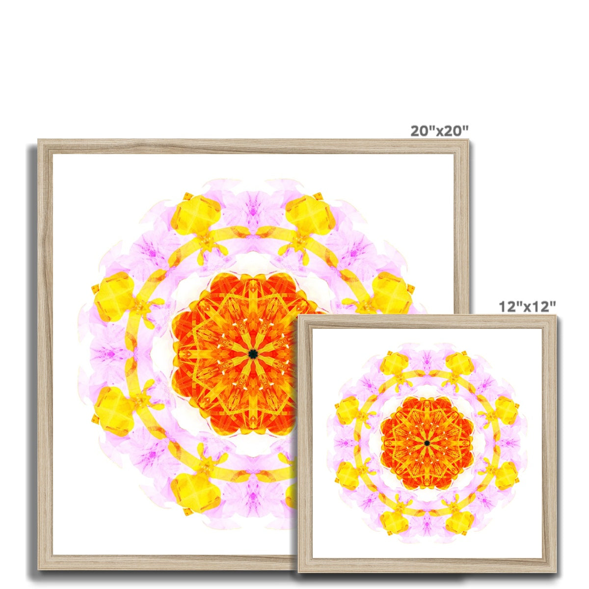 Creativity Mandala Budget Framed Poster