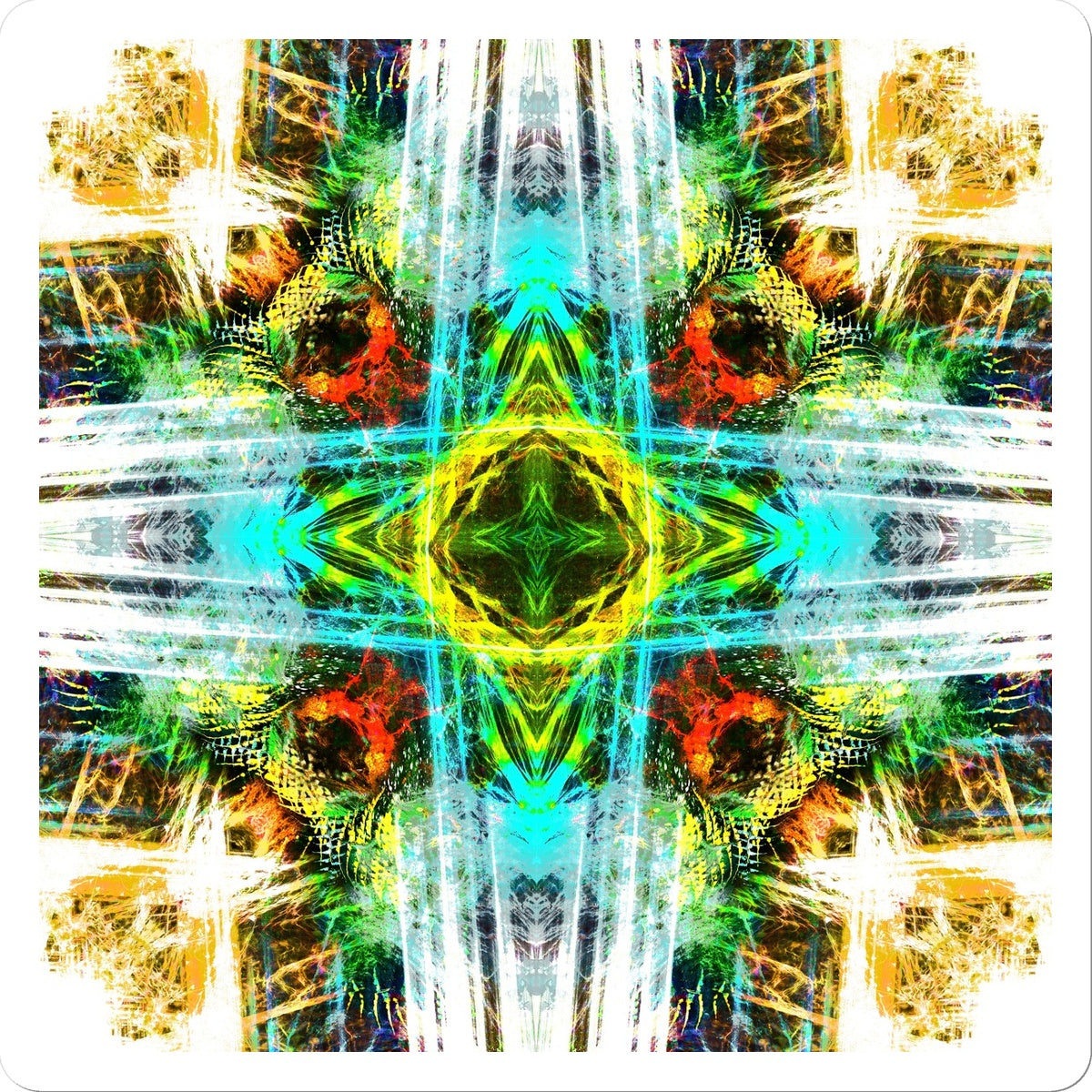 Earth Elemental Mandala Sticker