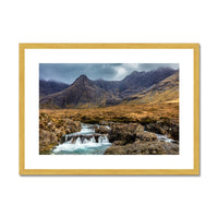 Fairy Pools, Isle of Skye Antique Framed & Mounted Print