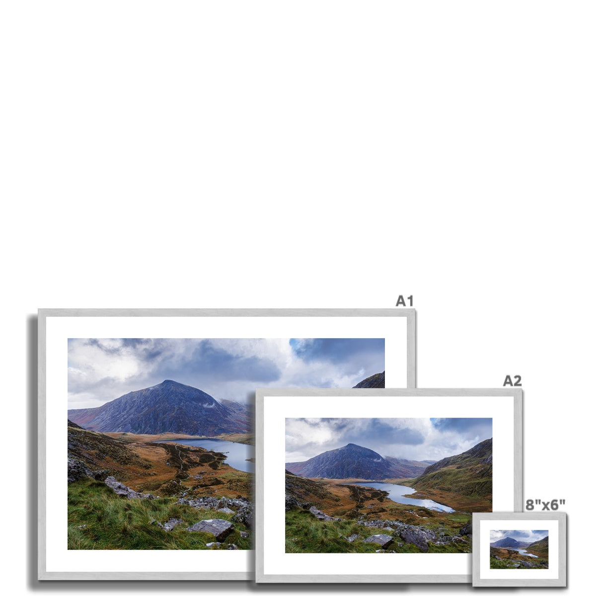 Snowdonia Antique Framed & Mounted Print