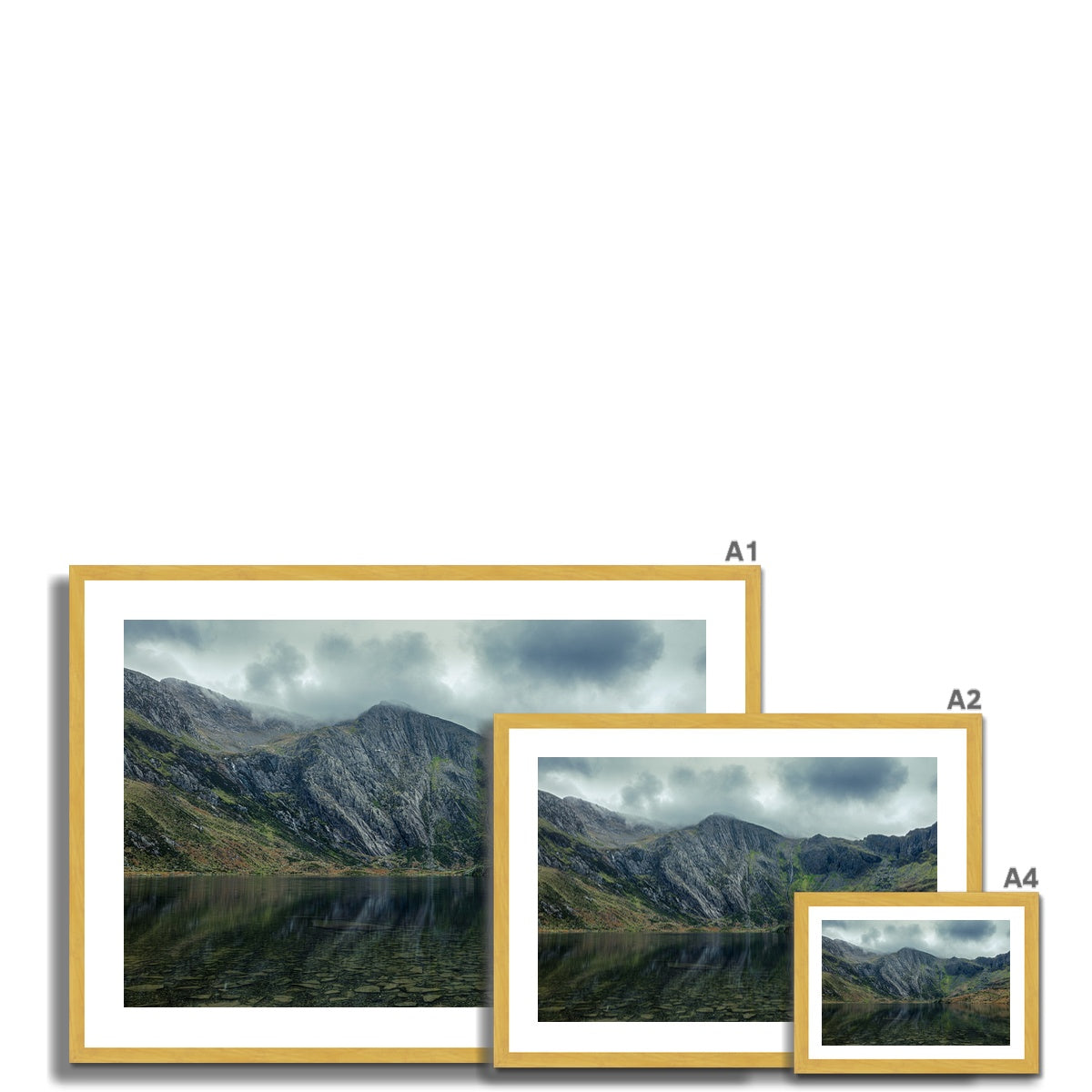 Cwm Idwal Antique Framed Print