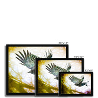 Woodland Crow Framed Print