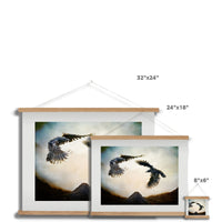Odin's Ravens Fine Art Print with Hanger