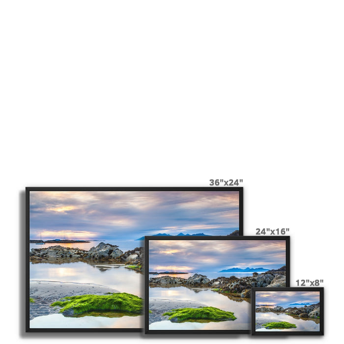 Ardnamurchan Sunset Framed Canvas