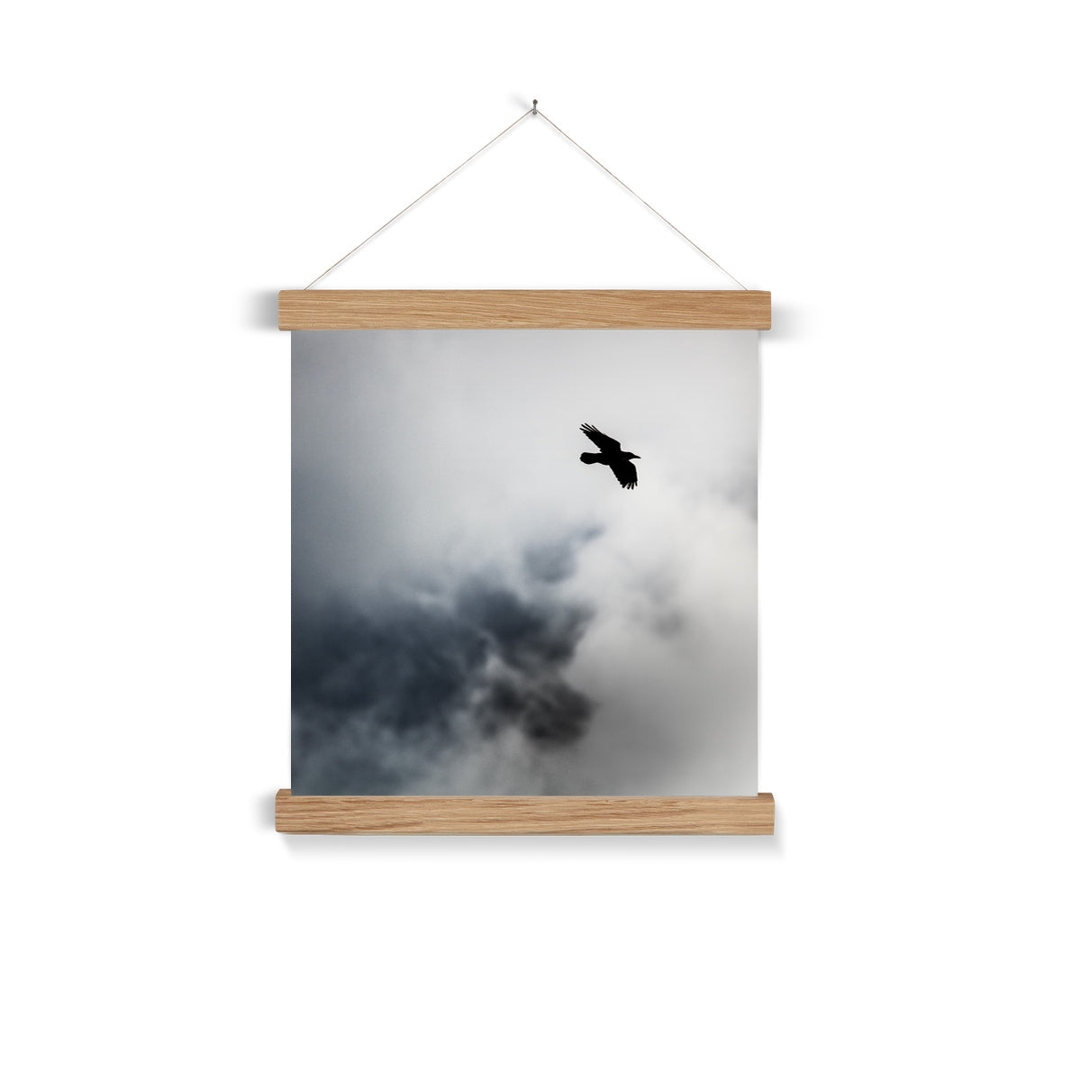 Storm Raven 2 Fine Art Print with Hanger