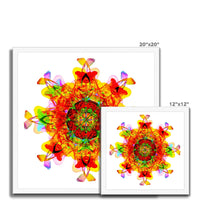 Creative Nurturing Mandala Framed Print