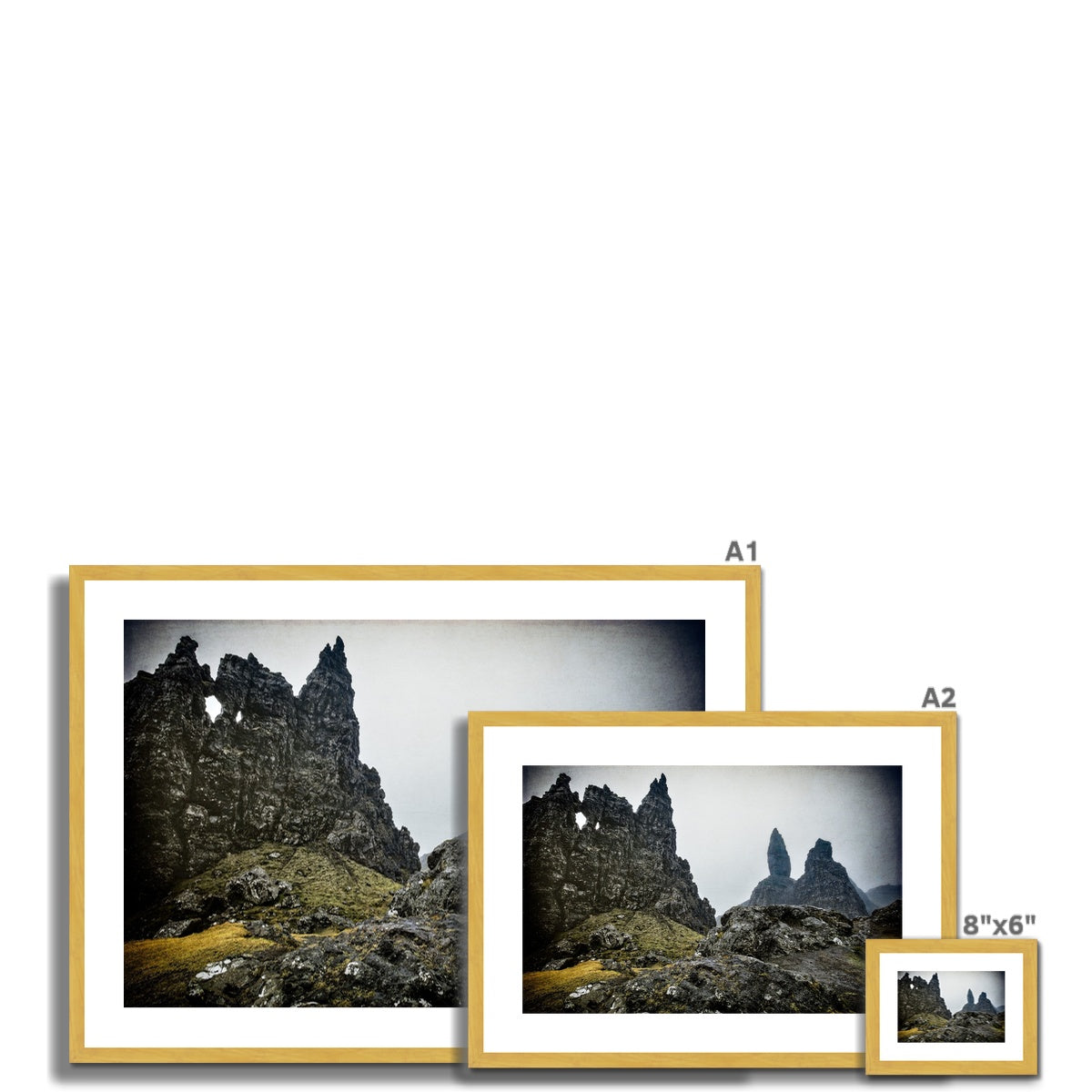 The Old Man of Storr Antique Framed & Mounted Print
