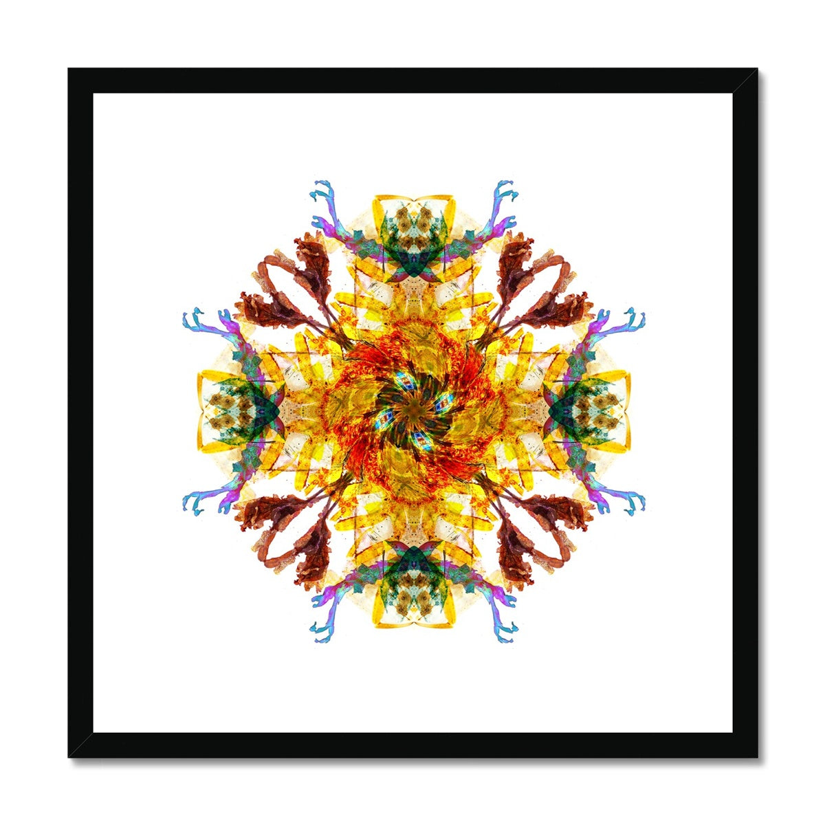 Ancient Wisdom Mandala Framed & Mounted Print
