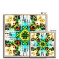 Earth Elemental Mandala Budget Framed Poster