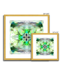 Air Elemental Mandala Antique Framed & Mounted Print