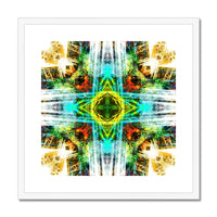 Earth Elemental Mandala Framed & Mounted Print