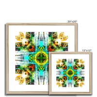 Earth Elemental Mandala Framed & Mounted Print