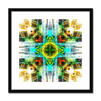 Earth Elemental Mandala Framed & Mounted Print