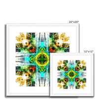 Earth Elemental Mandala Framed & Mounted Print