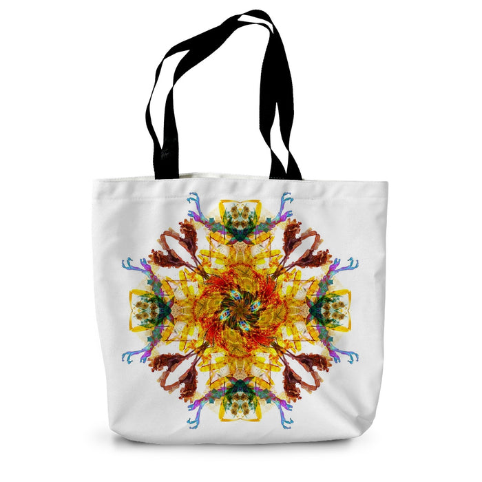 Ancient Wisdom Mandala Canvas Tote Bag